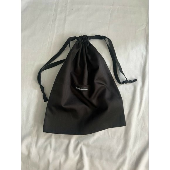Dolce & Gabbana Dust Bag Black Storage Drawstring 14.5" X 11" - Picture 5 of 5